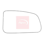 Apec Exterior Wing Mirror Glass Right AMS2734