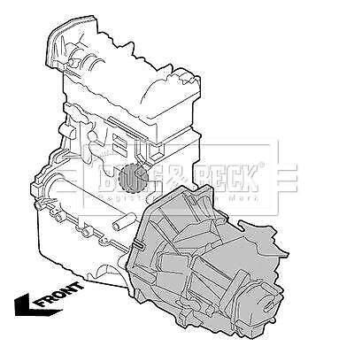 BORG & BECK BEM3670 Engine Mounting Rear Fits Opel Movano Renault Vauxhall Borg & Beck - Town Parts