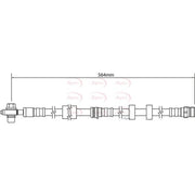 Apec Brake Hydraulic Hose Line Front HOS4293