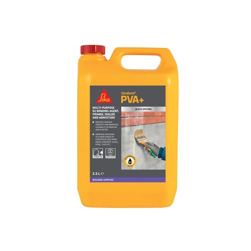 Everbuild Sika PVA+ Adhesive 2.5L
