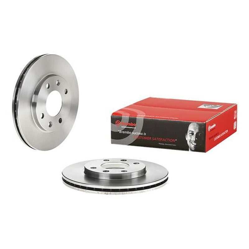 Brembo 2 x Internally Vented Front Brake Discs 09.9610.11