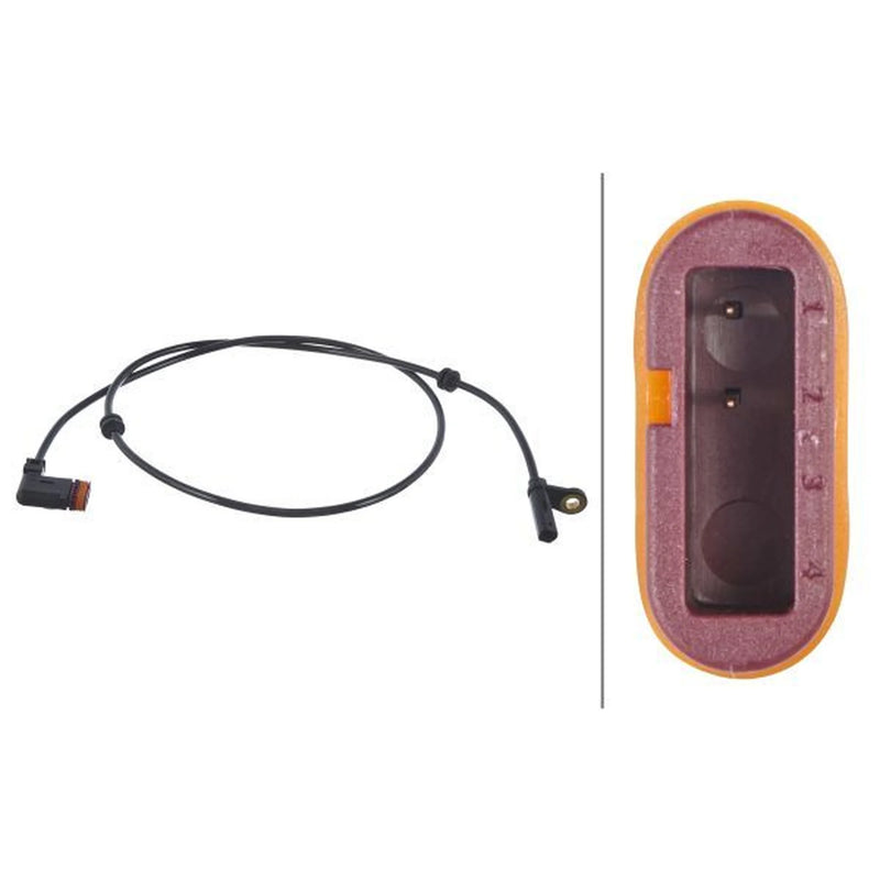 Hella ABS Wheel Speed Sensor Rear 6PU 010 039-891