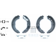 Textar Parking Brake Shoe Set 91064800