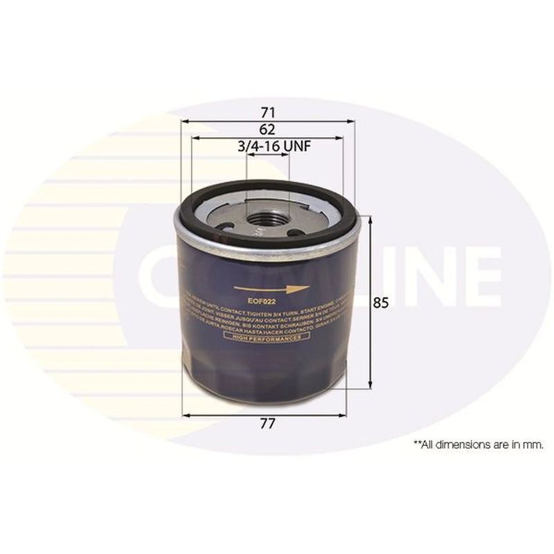 Comline Engine Oil Filter EOF022
