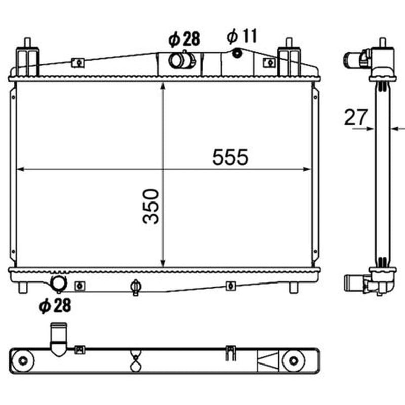 Mahle Engine Radiator CR 1887 000S