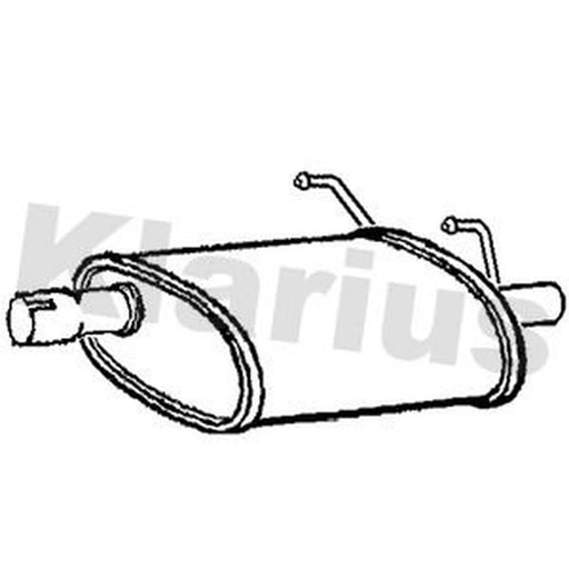 Klarius Box With Tail Pipe Rear FT953K