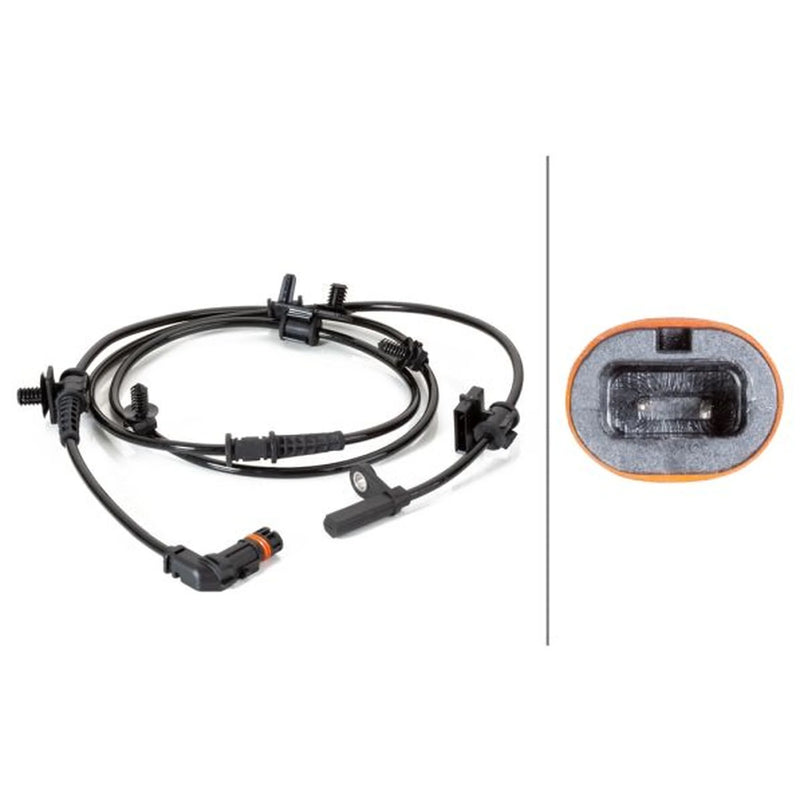 Hella ABS Wheel Speed Sensor Front 6PU 230 040-261