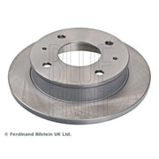 Blue Print 2 x Solid Front Brake Discs ADG04340