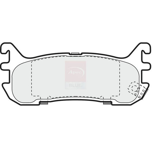 Apec Rear Brake Pad Set PD3473