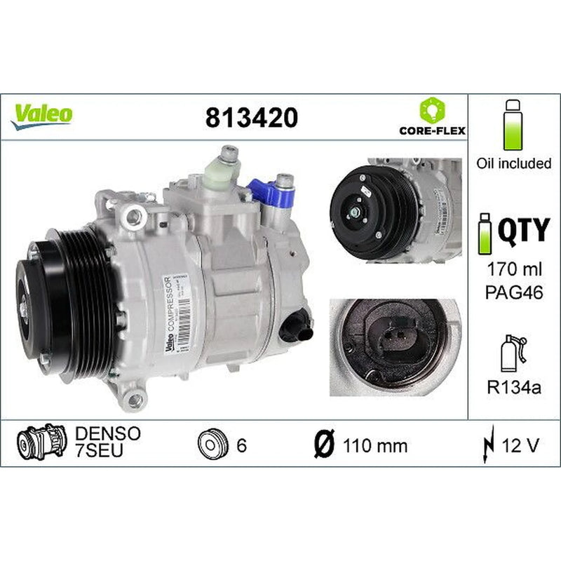 Valeo Air Conditioning Compressor 813420