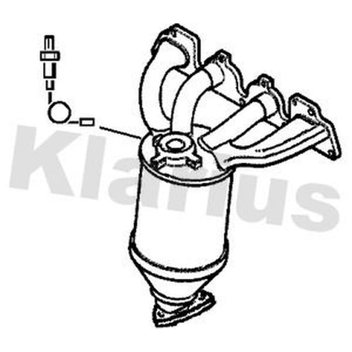 Klarius Catalyst Type Approved With Pipe Front 321701