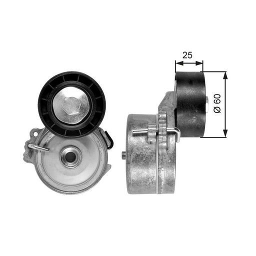 Gates Auxiliary Belt Tensioner T39033