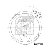 Febi Diaphragm Cylinder 07082
