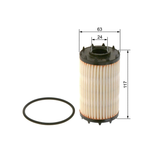 Genuine Bosch Car Oil Filter P7274 Fits Porsche Macan S - 3.0 - 18- F026407274 Bosch  - Town Parts