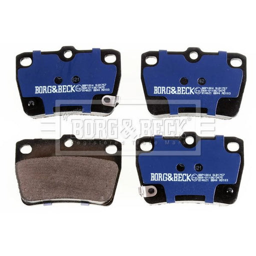 Borg & Beck 4 x Rear Brake Pad Set BBP1804