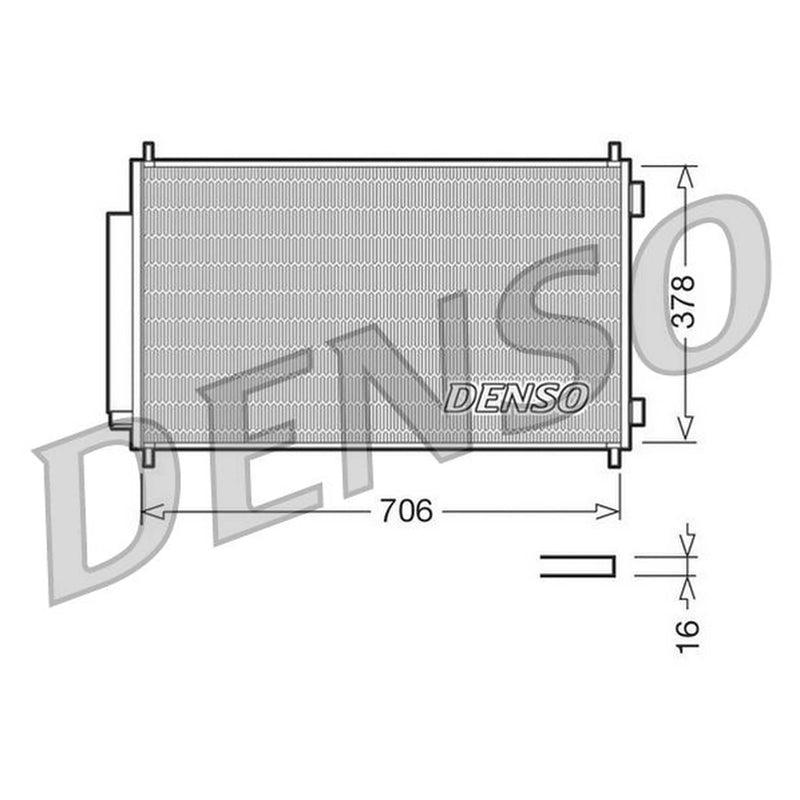 Denso Air Conditioning Condenser DCN40002