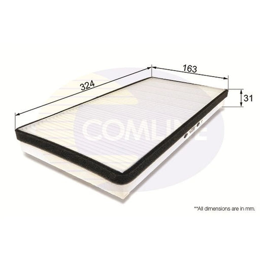 Comline Cabin Air Filter (Pollen Filter) EKF145