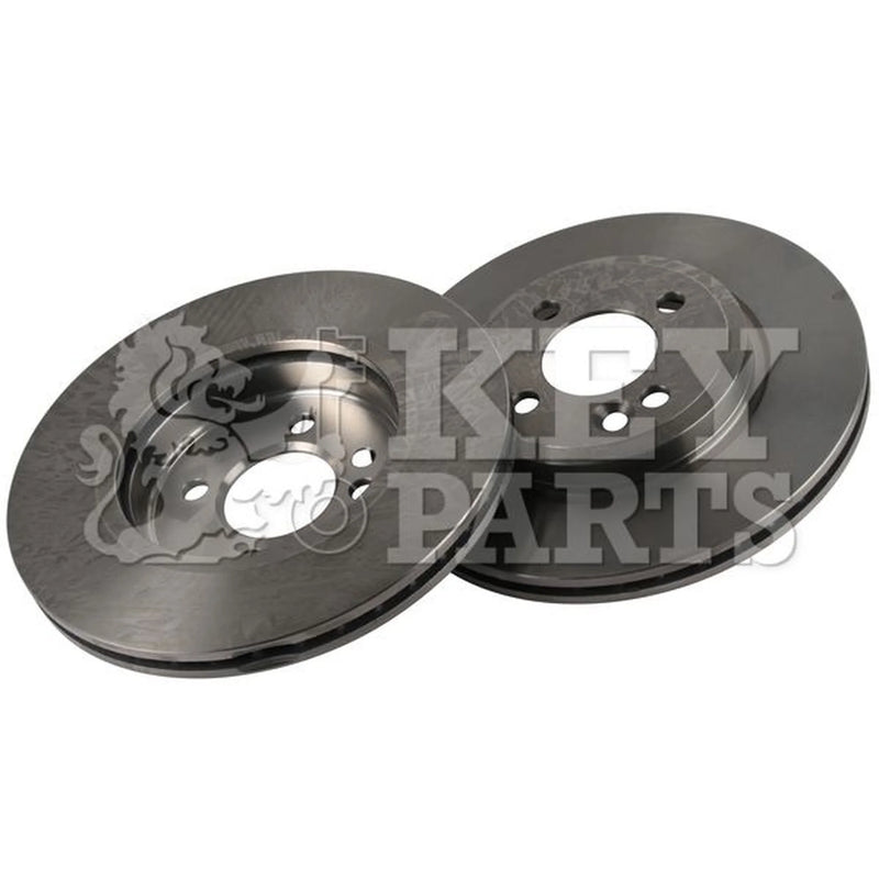 Key Parts 2 x Vented Front Brake Discs KBD4256