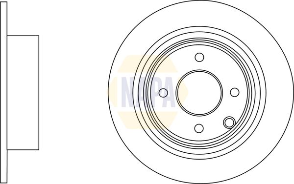 NAPA Front Vented & Rear Vented Brake Discs & Pads fits INFINITI NISSAN RENAULT