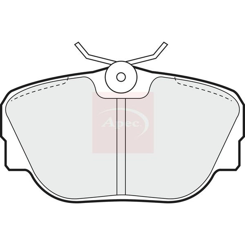 Apec Front Brake Pad Set PAD558
