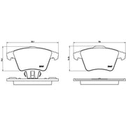 Brembo 4 x Front Brake Pad Set P85106