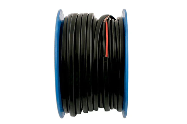 Connect Black/Red Flat Twin Auto Cable 28/0.30 100m - CPL