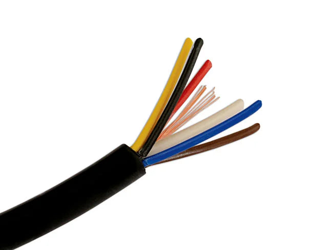Connect Black 6 & 1 Trailer Cable 8.75A & 17.5mm 30m - CPL