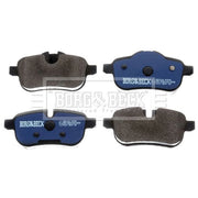 Borg & Beck 4 x Rear Brake Pad Set BBP2260