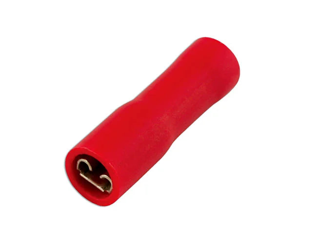 Connect Red Female Fully Ins. Push-On 100pc 2.8-6.3mm