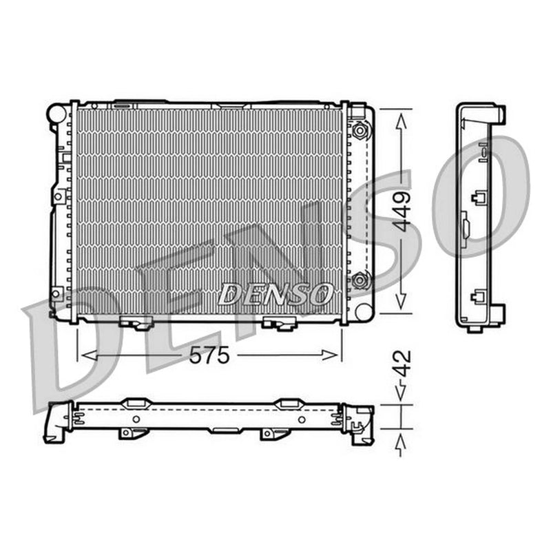 Denso Engine Radiator DRM17060