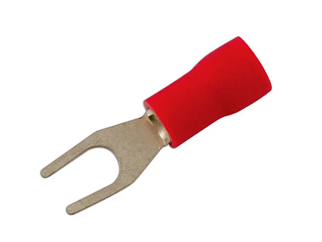 Connect Red Fork Terminal 100pc 3.7-5.3mm