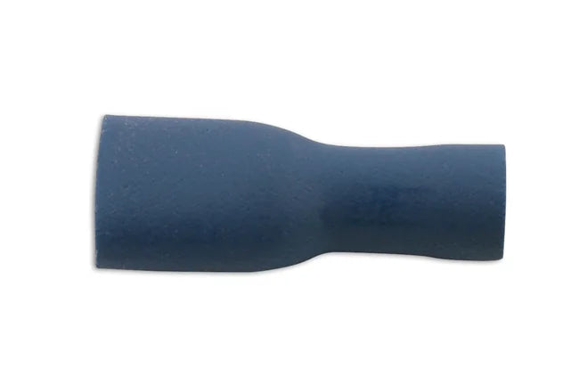 Connect Blue Female Fully Ins. Push-On 100pc 4.8-6.3mm