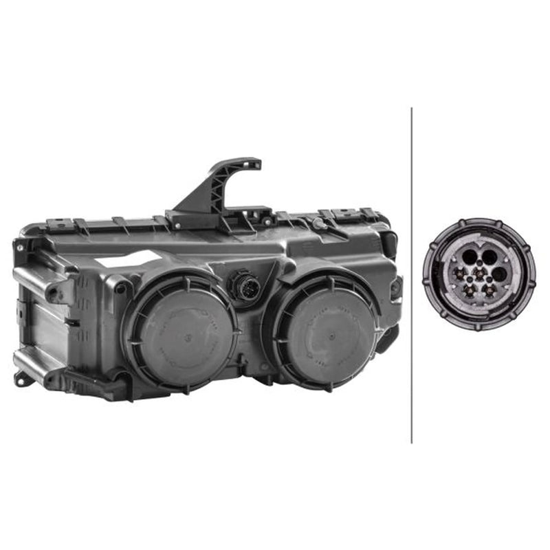 Hella Headlight Headlamp W5W Right 1DB 247 011-041