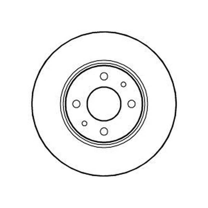 Abtex 2 x Vented Front Brake Discs BD817V
