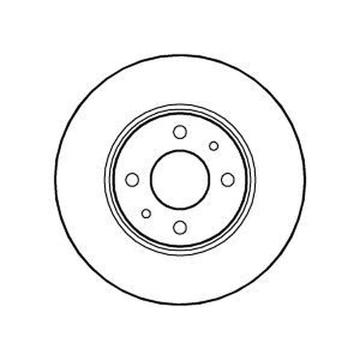 Abtex 2 x Vented Front Brake Discs BD817V
