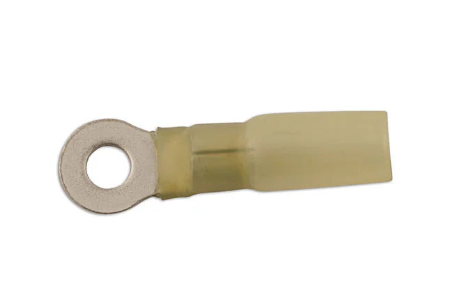 Connect Yellow Heat Shrink Ring Terminal 25pc 4-10mm