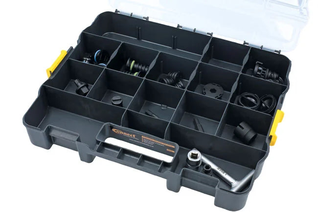 Connect Assorted Plastic Sump Plug Kit with Tools - 21pc - CPL