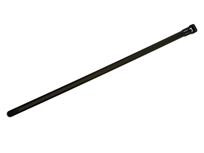 Connect Releasable Black Cable Tie 250mm x 7.5mm 100pc - CPL