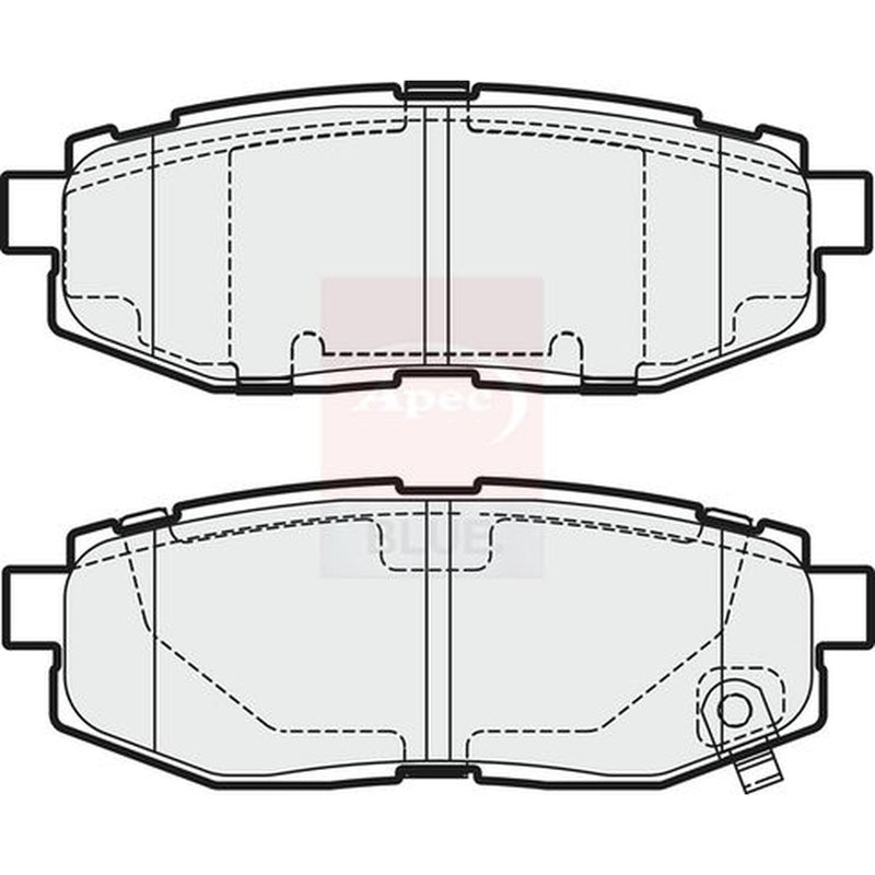 Apec Rear Brake Pad Set PD4278