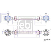 Febi Control/Trailing Arm Rear 196636