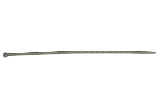 Connect Silver Cable Tie x 4.8mm 100pc 300-370mm