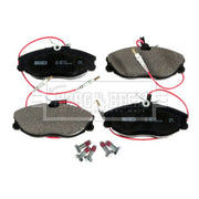 Borg & Beck 4 x Front Brake Pad Set BBP1730