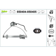 Valeo Electric Window Regulator Lifter Left Front 850404
