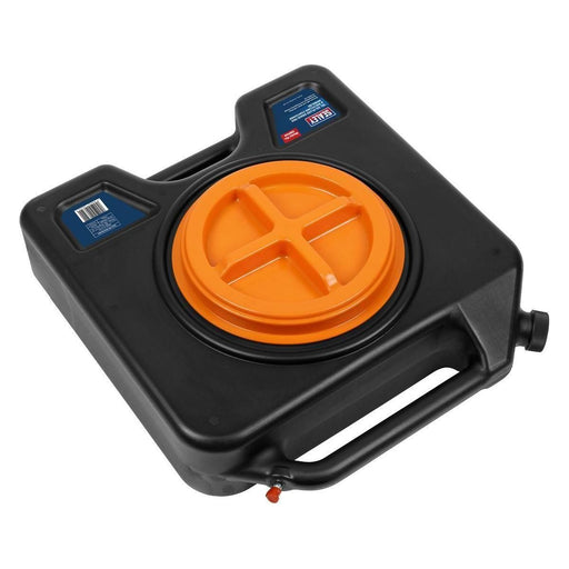 Sealey Oil/Fluid Drain & Recycling Container 15L Wheeled DRP44 Sealey  - Town Parts