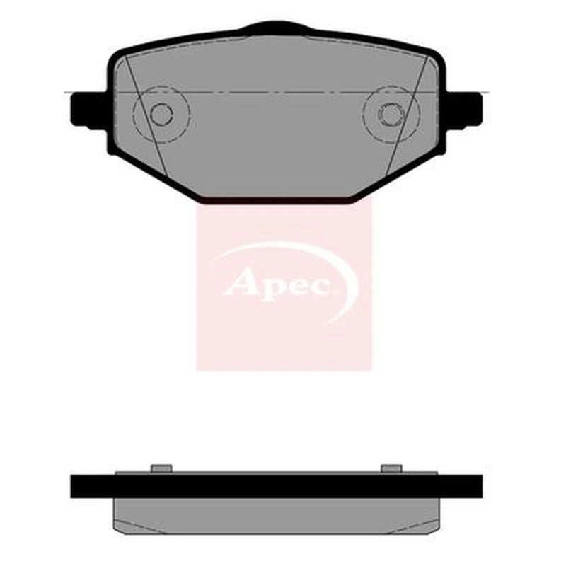 Apec Rear Brake Pad Set PAD2396