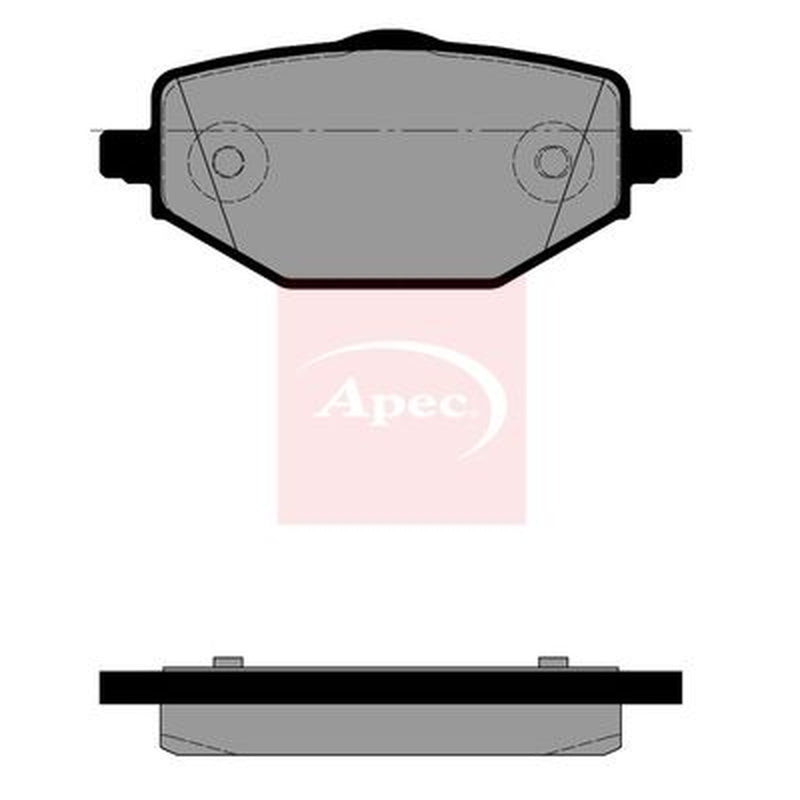 Apec Rear Brake Pad Set PAD2396