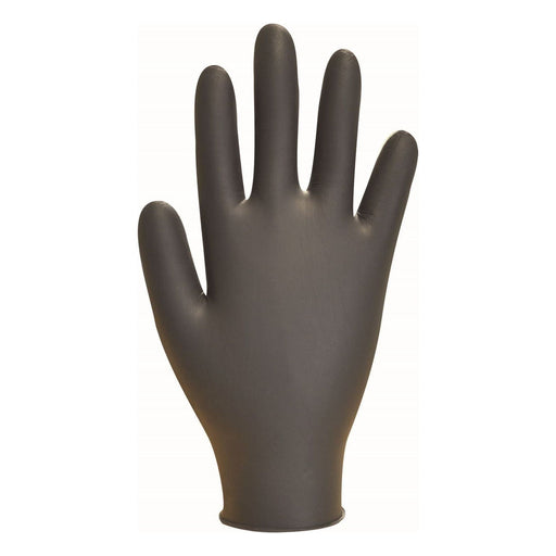 5x Bodyguards Powder Free Black Nitrile Disposable Gloves Large Box of 100 Tattoo Bodyguard  - Town Parts