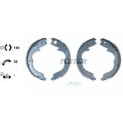 Textar Parking Brake Shoe Set 91068300