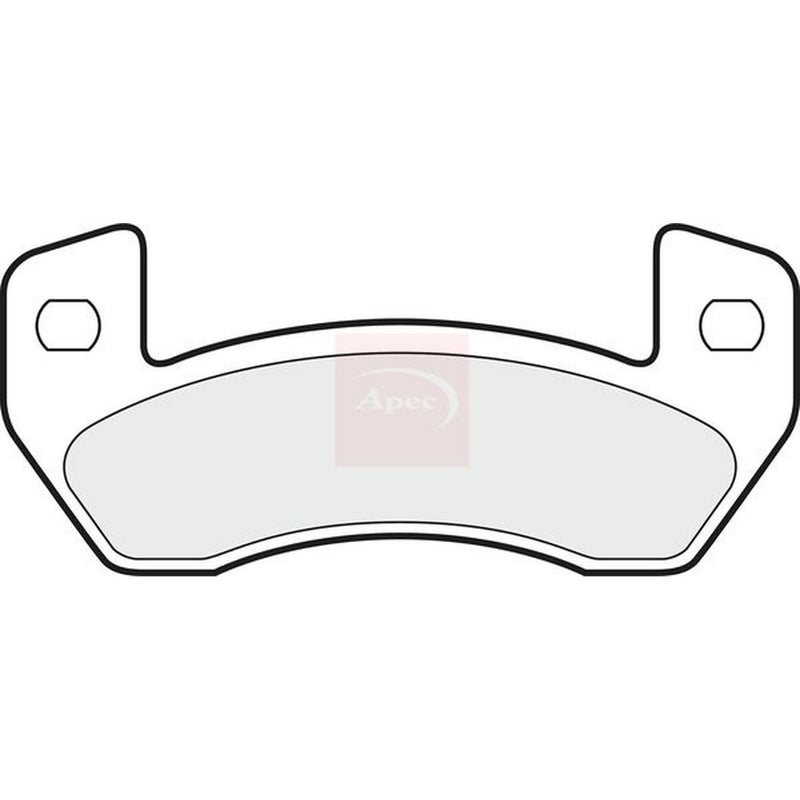 Apec Rear Brake Pad Set PAD1497