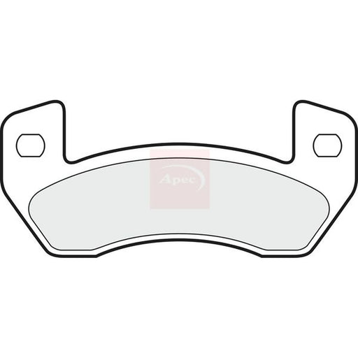 Apec Rear Brake Pad Set PAD1497